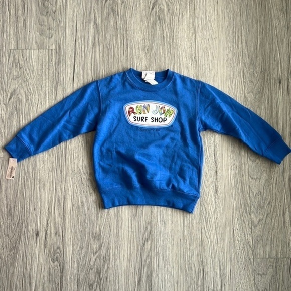 Ron Jon Surf Shop Blue Crew‎ Neck Size 4 - Picture 1 of 6